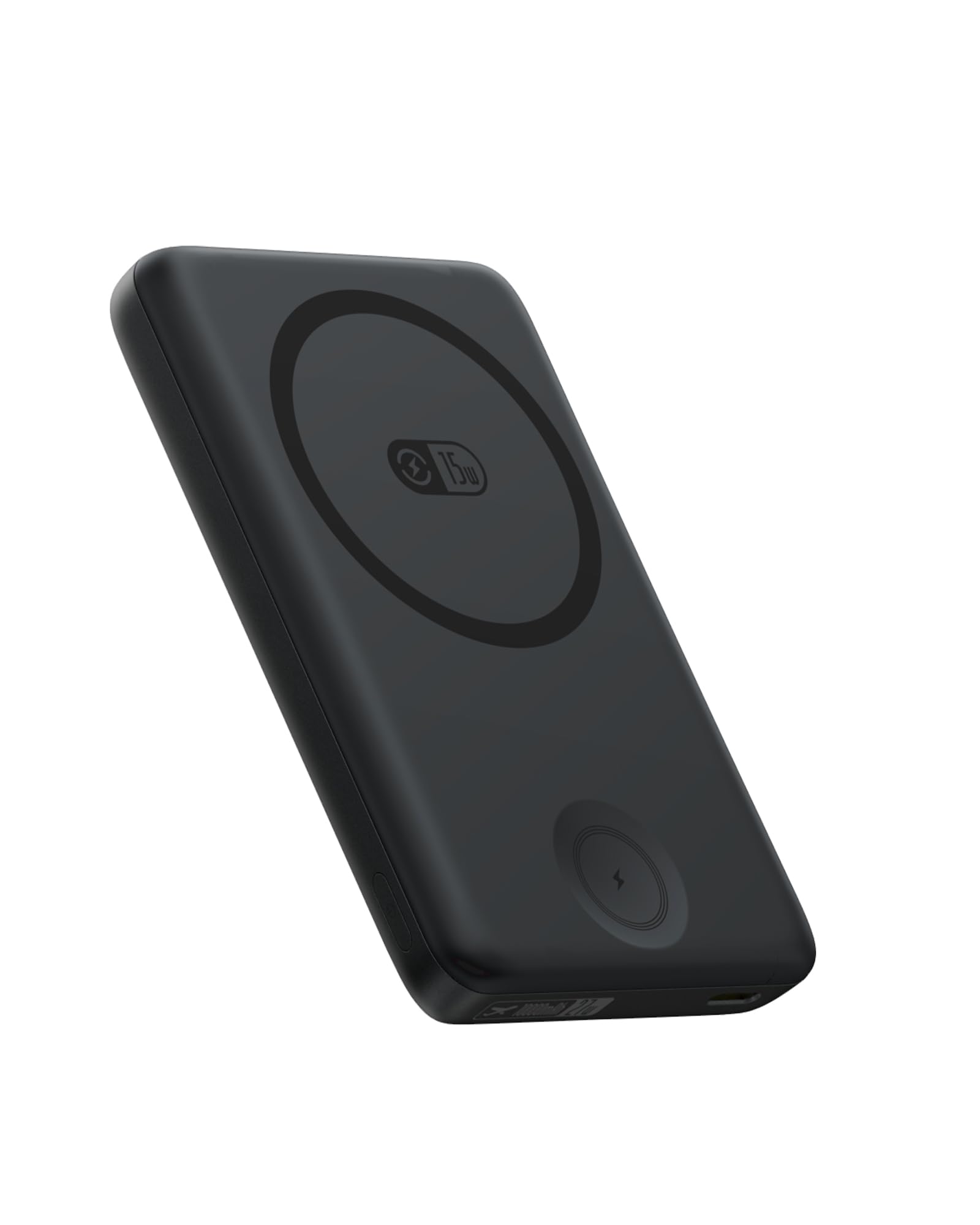 Baseus 2 en 1 Magsafe Powerbank 10000mAh 27W Anillos Magnéticos Dobles Compatible con iPhone 12-16, Apple Watch Series, 